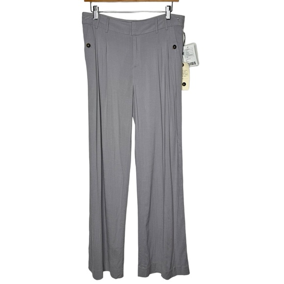 Anthropologie | NWT Cartonnier Verso Pleated Wide Leg Pants in Gray 6 - Picture 2 of 8